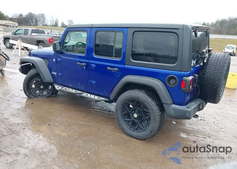 2020 Jeep Wrangler Unlimited Sport S 4X4 из США, поврежденный, VIN 1C4HJXDN9LW330770